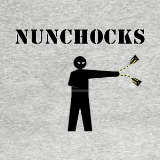 Ramp Ninja - Airplane Marshaller - NUNCHOCKS T-Shirt